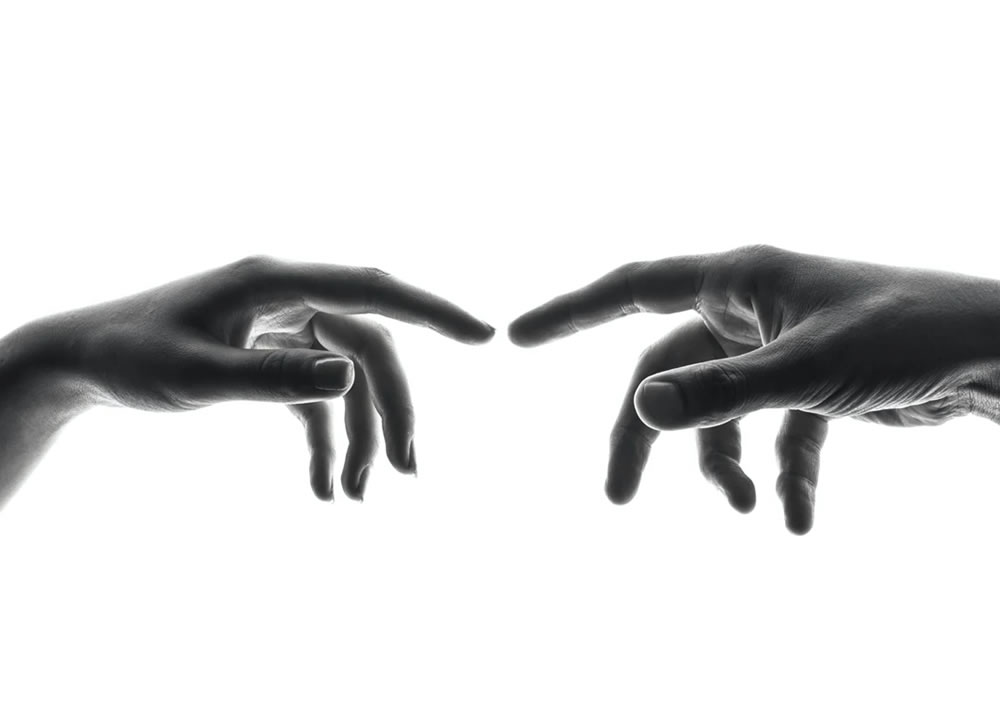 Você nunca tocou em nada